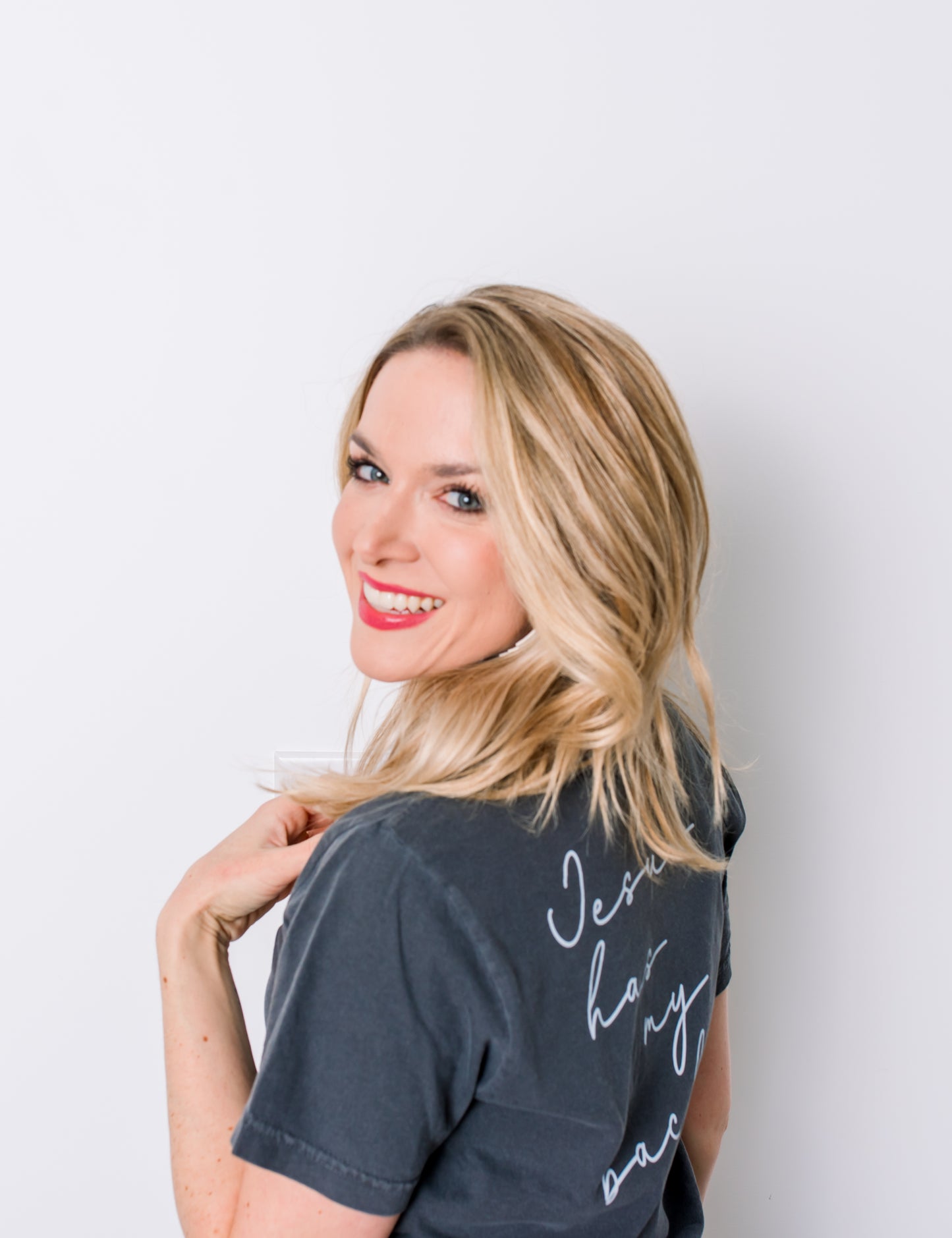 Jesus Has My Back Comfort Colors Heavyweight T-Shirt