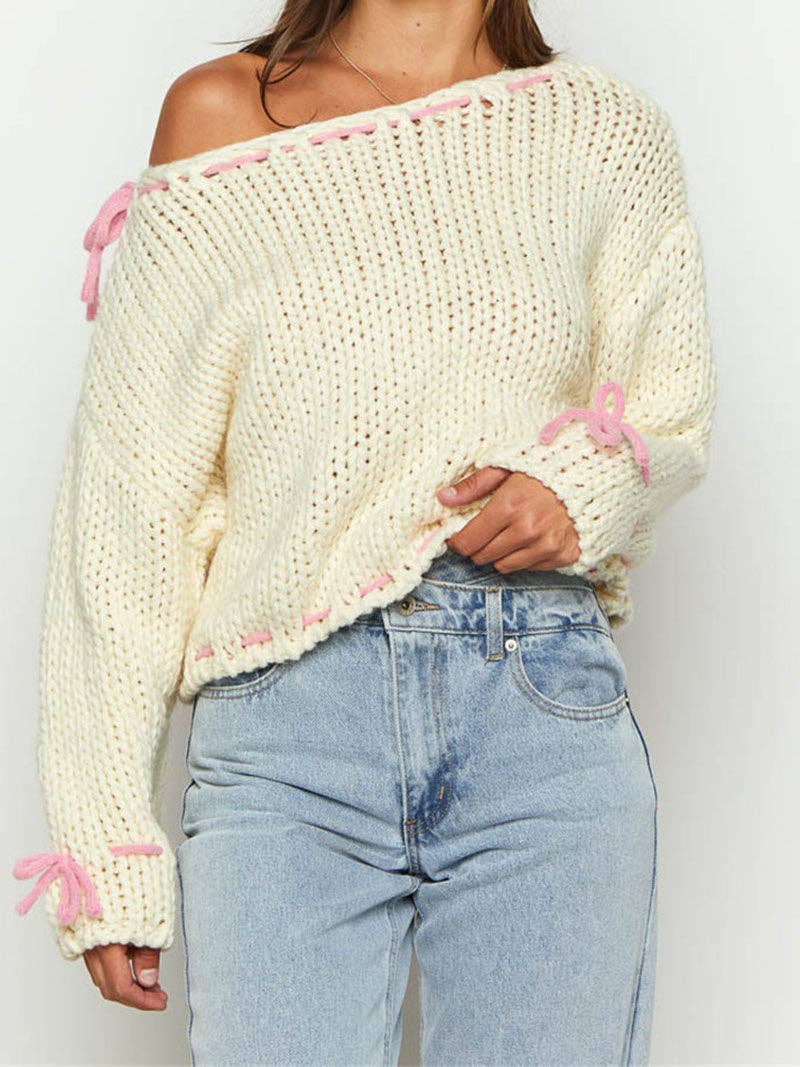 One-Shoulder Sweater