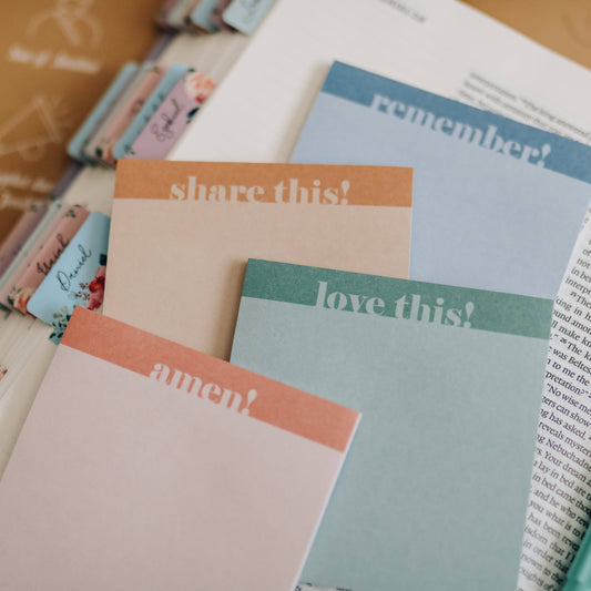 Bright Bible Study Sticky Notes