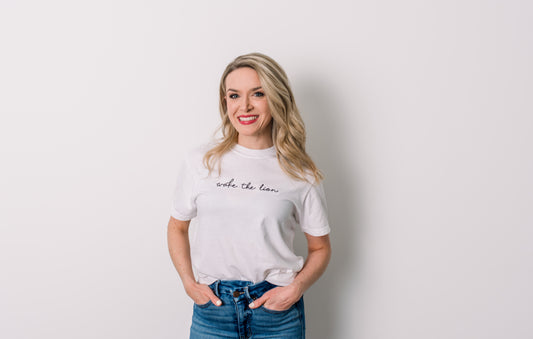 Wake The Lion Embroidered T-Shirt
