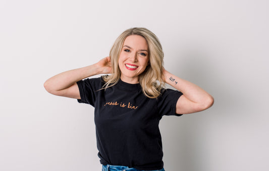 Embroidered 'Jesus Is King' Summer Tee