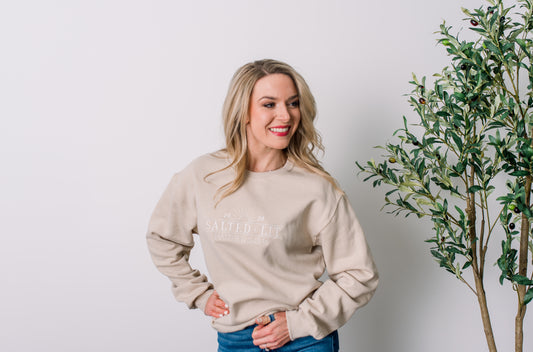 Salted + Lit Embroidered Sweatshirt